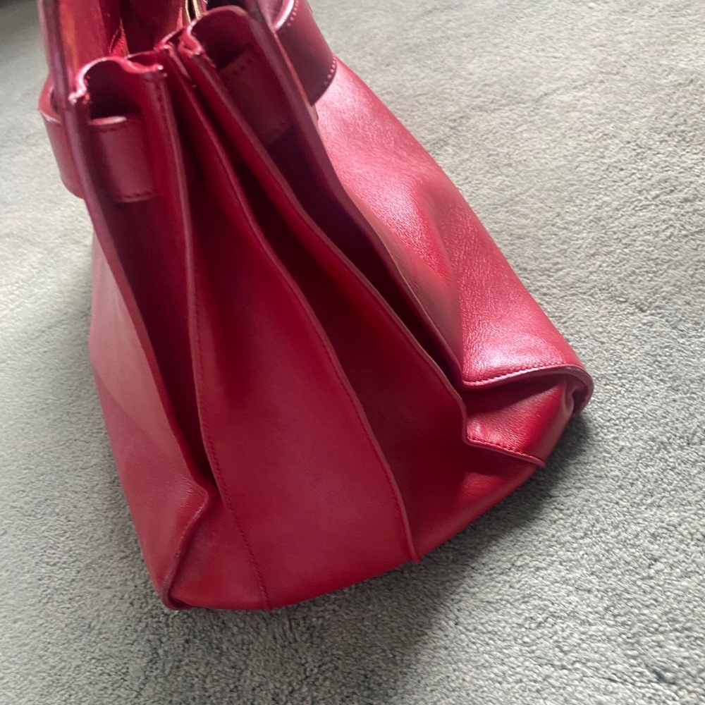 Saint Laurent LARGE Sac Du Jour, Red, YSL Hedi Slimane - Picture 10 of 16